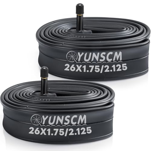 YunSCM 2PCS 47/57-559 26 Pulgadas cámara 26x1.75/1.95/2.0/2.10/2.125 AV32mm Valve Compatibles 26 Pulgadas Bicicleta cámaras de Aire
