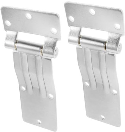Healifty 2pièces Lot de Charnières Robustes pour Porte De Garage Chariot Camion Frigorifique Porte Latérale Facile à Installer