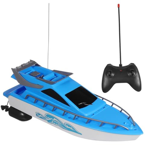 CIYODO Barco De Juguete Lancha Rápida Control Remoto Barco Acuático para Piscina Juguete De Lancha Rápida Adultos