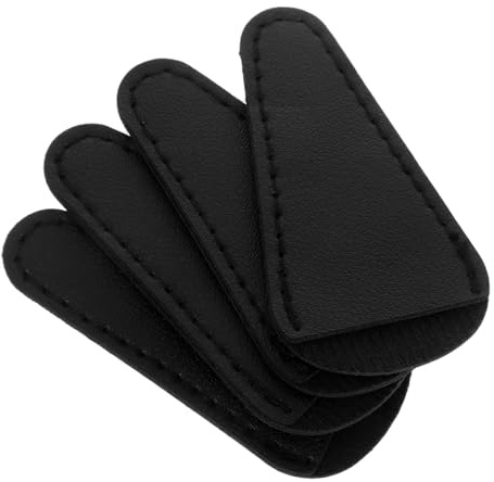 iplusmile Copertura Protettiva per Forbici in Pelle Pu, Set 4 Pezzi Portatile, Copriforbici da Salone per Punta, Protezione Sicura per Forbici da Ricamo e Cucito, Accessorio per Cura Chioma