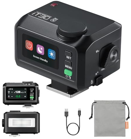 GODOX iT30Pro N Caméra Flash Speedlite pour Appareil Photo Nikon, iT30ProN TTL iFlash Pocket Flash GN15 2.4 GHz HSS 1/8000s, Temps de Recyclage 1.5s, Batterie Li-ION 7.4V 900mAh, Diffuseur Intégré