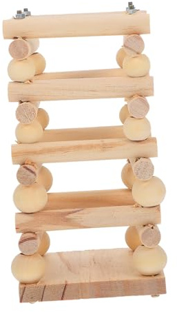 WEKADRIN Multifunktionaler Kaninchengrasfutterspender mit Beige Farbe Hält Käfig Sauber und Bietet Zuführung für Kleine Tiere und Meerschweinchen