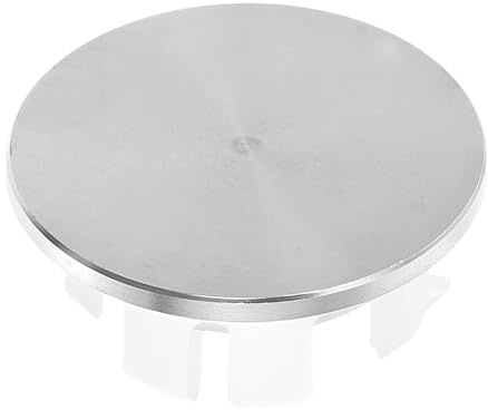 HOLIDYOYO Stainless Steel Overflow Ring Sink Cap Decorative Cover for Bathroom and Kitchen Washbasins Easy to Install Overflow Hole Trim Ring Compatible with Ceramic Sinks Elegant
