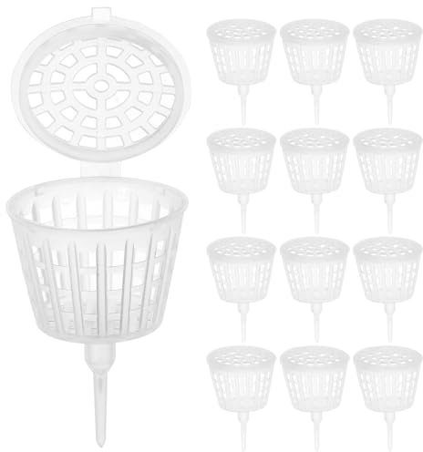 Toyvian Contenitori per Fertilizzante Coperchio 30 Pezzi, Scatole Riutilizzabili per Bonsai e Orchidee, Contenitore per Fertilizzazione Piante da Giardino Resistente e Pratico