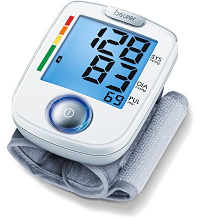 Beurer BC 44 Handgelenk-Blutdruckmessgerät, mit komfortabler Ein-Knopf-Bedienung zur einfachen, vollautomatischen Blutdruck- und Pulsmessung am Handgelenk | 1er Pack