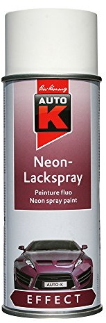 KWASNY 233 092 AUTO-K EFFECT Neon-Lackspray Grundierung Weiß Matt 400ml