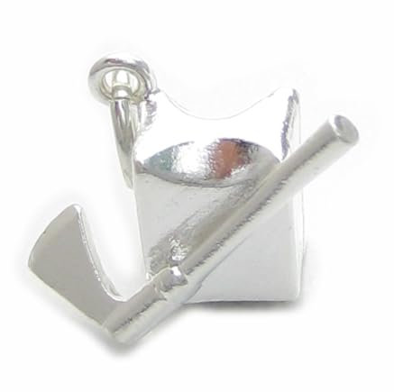 Breloque en argent sterling hache et bloc à découper .925 x 1 breloques de décapitation
