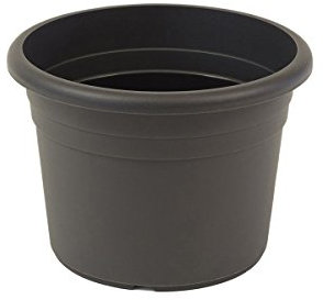 greemotion Pflanzkübel Fiona, UV-Beständiger Blumentopf aus Kunststoff, Pflanzgefäß mit Bodenlöchern, Volumen ca. 32 L, ca. Ø 45 x H 31,6 cm