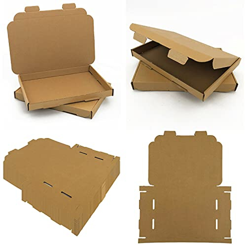 Red Rainbow C5/A5 PIP Box Shipping Postal Large Letter Boxes - Size: 218X159X20 mm (PACK OF-200)