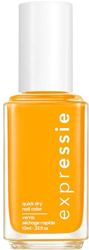Essie expressie schnelltrocknender Nagellack in Gelb, Nr. 495 outside the lines, vegane Formel ohne Inhaltsstoffe tierischen Ursprungs