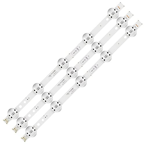 GTHAD 【TV-Zubehör】 Neu 3 Stück 5LED (6V) 425mm LED-Hintergrundbeleuchtungsstreifen for LG 43-Zoll-Fernseher SSC.Y19.43LM63 EAV64592301 SSC_Y19_Trident_43LM63 43LM6300PLA