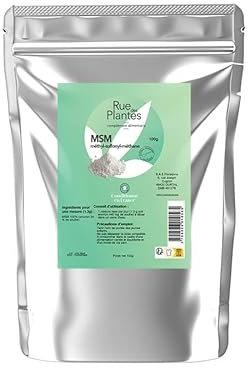MSM Pur - Méthyl Sulfonyl Méthane 100g | Qualité Supérieure sans Additifs | Soutien Articulaire et Musculaire | Fabriqué en France