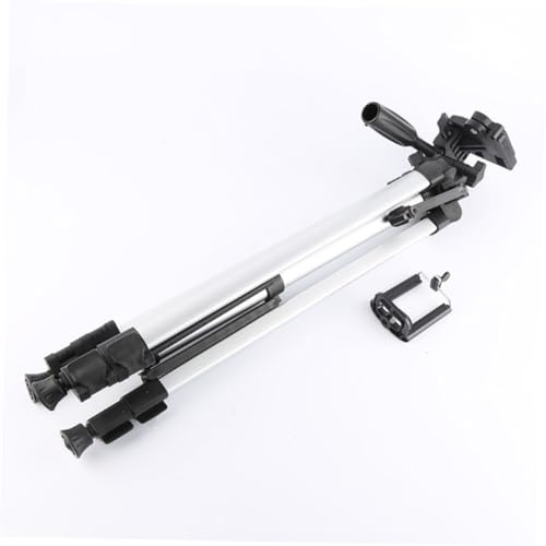 HEMOTON Treppiede Telescopico per Esterni Supporto Fotocamera Attacco da Treppiede Stabile per Smartphone o Macchina Fotografica