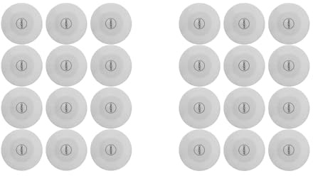 Ausla Bunt LED Untersetzer Leuchtende, 24 Stück Runde EVA Wasserdichtes Leuchtuntersetzer Bierdeckel für Party, Club, Bar, Hochzeit
