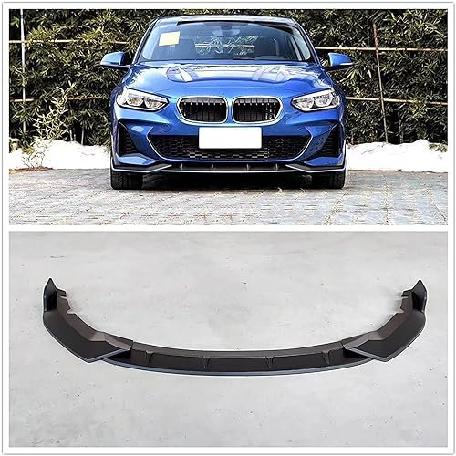 JIAQINF Front Spoiler Lippe für BMW 1er F20 M Sport 2019, Frontstoßstangen Spoiler Verkleidung, Auto Frontlippe Frontspoiler.