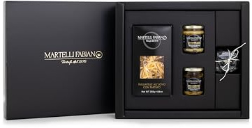 Confezione Regalo Tartufo LONDRA - Cesti Natalizi Pasquali a base di Tartufo - Prodotti Tipici Artigianali - Idea Pacco Gastronomico Natale Pasqua - Truffle Gift Idea - Martelli Fabiano Tartufi
