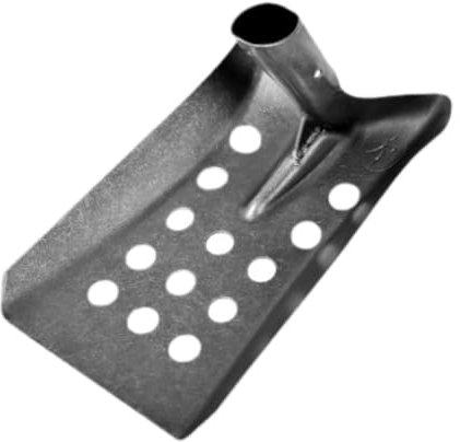 Milageto Metal Sifting Spade Drain Spade Acero de Alto Carbono Heavy Duty Alcantarillado Herramienta de Limpieza Pala para Alcantarillado Al Aire, Cuadrado, 23.5x15x13.5 Cm