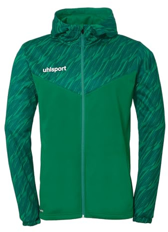 uhlsport Fotboll Progressive 28 Multi Hood jacka – träningsjacka sportjacka sweatshirtskjorta med huva och ståkrage
