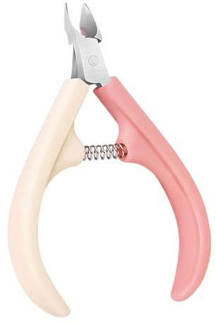 Tijeras profesionales de manicura - Trimmers de acero inoxidable, cortador de piel muerta | Nippers de cutícula de precisión duradera, diseño ergonómico portátil cómodo, herramienta de