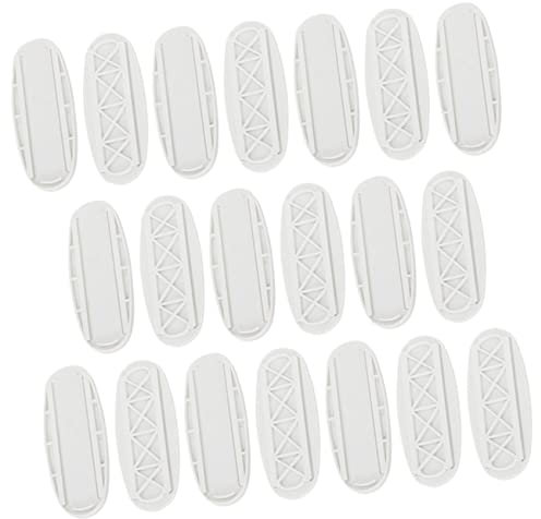 SHINEOFI 10 Piezas Soporte de Regleta de Pared Autoadhesivo Organizador Ovalado para Cables para Hogar y Oficina Fijador de Enchufes Instalación Material Duradero