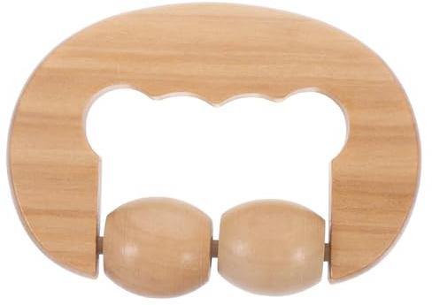 UTHCLO Holzmassagegerät Mit Holzrollen Für Fuß Und Rückenmassage Handliches Design Für Schulter Und Nackenentspannung Langlebig Und Praktisch Für Körpermassage