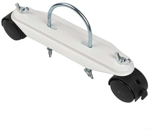 Yuanpgky Paquete de 2 soportes de calentador eléctrico con ruedas giratorias de 360°, soporte de radiador de acero al carbono resistente para unidades de calefacción móviles en el hogar, oficina y