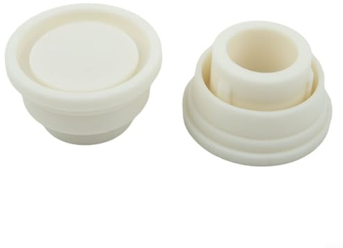 Yuanpgky 2-Piece Rubber Inground Pool Ladder Bumpers for 1.90-Inch Swimming Pool Ladder Tubing, Protective Rubber Stoppers for Standard Pool Ladders with For Durable