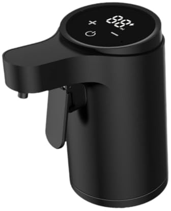 MotiveTech Aireador de Vino Eléctrico, Decantador Automático, Dispensador de Bebidas con Bomba, Accesorios Recargables, Tubo Largo de PP, Antigoteo, Diseñado Par, Negro, tal como se describe
