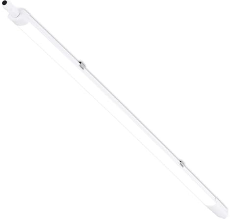 MOONSEA LED Feuchtraumleuchte 150cm 48W 3 Farben Werkstattlampe | IP65 Wasserfest Werkstatt Deckenleuchte, 3000K/4000K/6500K Verknüpfbare LED Feuchtraumlampe Weiß für Büro Garage Abstellraum