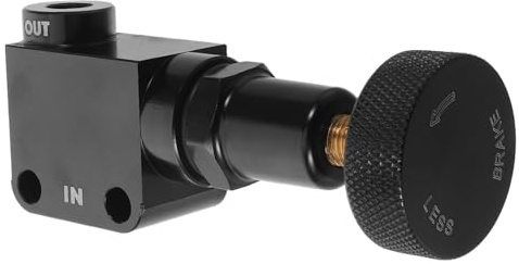 TOYANDONA Valve Proportionnelle de Pression de Freinage en Aluminium Réglable pour Voiture Répartiteur de Freinage Arrière Solide Compatible Multi-modèles Automobile Optimisé pour Sécurité