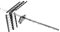 Antenna per TV esterna One For All - Pronta per il DTT nel raggio di 50km-Antenna TV digitale HD - Resistente all'Acqua -SV9453, nero