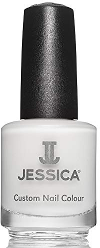 JESSICA Custom Colour Nail Polish | Award-Winning Polish | Strengthening Formula, Long Lasting Nail Varnish | Chip-Resistant & Hard-Wearing for Salon-Quality Finish | Chalk White | 14.8ml