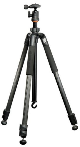 Vanguard Espod Plus 233CB - Trípode de Carbono con Cabezal SBH-20 (3 Secciones, Capacidad de Carga de 2 kg, Altura máxima de 160 cm)