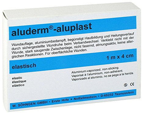 ALUDERM aluplast Wundverb.Pfl.4 cmx1 m elast. 1 St