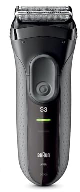 Braun Series 3 ProSkin 3000s Men's Electric Rechargeable & Cordless Electric Razor Shaver Smooth Razor - Black