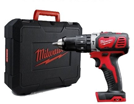 Milwaukee M18BPD-0 18V Compact Percussion Drill (Body Only) with Carry Case