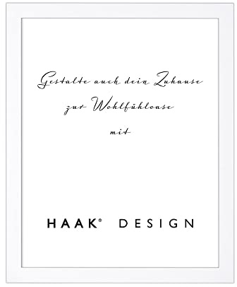 HaakDesign Bilderrahmen Tokio in Weiß 60 X 80 cm schlicht modern