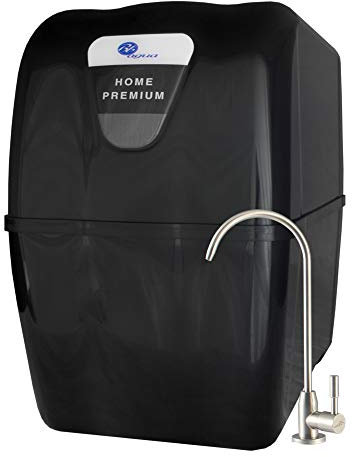 Bbagua Home Premium. Équipement d'osmose inverse compact en 5 étapes. Équipement domestique avec pompe à pression. Installation et changement faciles des filtres. Installation sous comptoir. Bbagua.