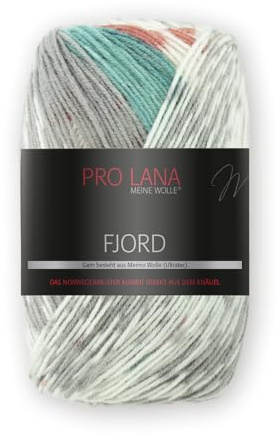 Pro Lana Fjord Farbe 95, Wolle musterbildend, Wolle Norwegermuster zum Stricken