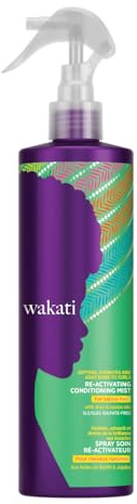 Wakati Brume revitalisante hydratante démêlante pour cheveux afro naturels 195 ml