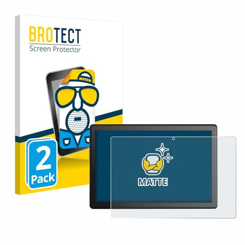 BROTECT Entspiegelungs-Schutzfolie für emporia TAB 1 10.1 (2 Stück) Matte Displayschutz-Folie, Anti-Reflex, Anti-Fingerprint