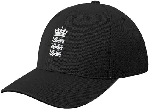 Baseballmütze Hip-Hop Sonnenhut englisches Cricket-Team-Logo Baseballmütze Kinder-LKW-Fahrermütze Herren- und Damenmütze Geburtstagsgeschenk für Männer und Frauen