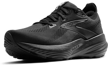 Brooks Damen Glycerin GTS 22 Supportive Running Shoe, Schwarz/Schwarz/Schwarz/Ebenholz, 37.5 EU