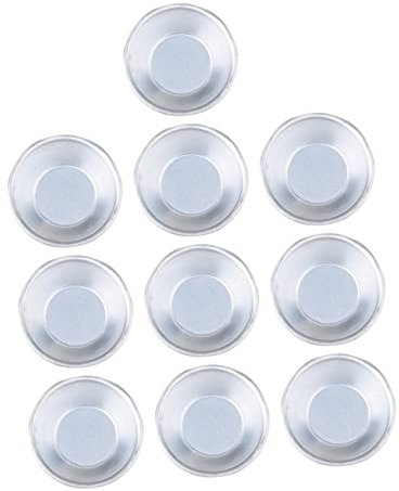 Hoement Egg Tart Molds and Tart Pans Set 20pcs Non-Stick Reusable Baking Cup Moulds for and Rice Balls Silicone Material Suitable for Kitchen Baking and Baker Shops