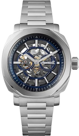 Ingersoll The Outrider Herren-Automatikuhr mit Lederarmband, 44 mm