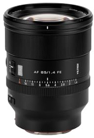 Viltrox AF 85mm F1.4 Pro FE-Mount Kameraobjektiv für Sony E-Mount,Vollformat-Autofokus Festbrennweite für Sony a7cr a7cii a7c a6700 ZV-E10 a6600 a6400 a7iv a7ii