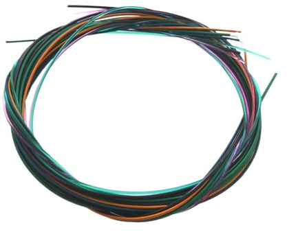 Bunte Gitarrensaiten 1satz für Klassische und Holzgitarren | Nylon und Metall, Leicht zu Wechseln, Robust Verarbeitet, Zubehör für Saitenwechsel Am Instrument