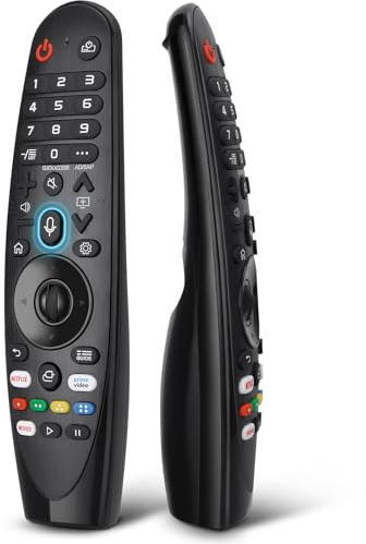 Voice Magic Fernbedienung für LG Smart TV Fernseher | Magic Remote Ersatz für Original AKB75855501 AN-MR20GA MR21GA MR22GA MR19BA