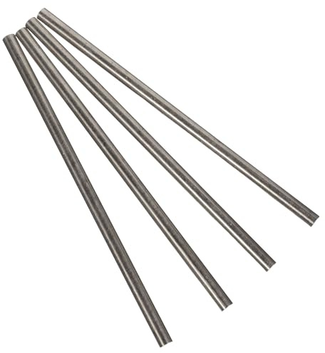 MAGICLULU Remaches de Cobre para Mango de Cuchillo 4 Piezas 4x100mm Varillas Sólidas Pasadores Perforados para Bricolaje Suministros de Mangos Personalizados Uso en Cuchillos de Cocina
