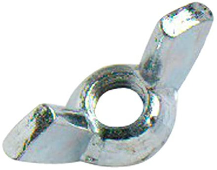 Merriway BH02778 (15 Pcs) Wing Nut M5, Bright Zinc Plated - Pack of 15 Pieces